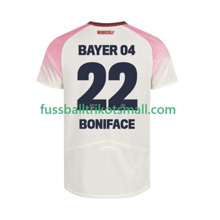 Fußballtrikots Bayer 04 Leverkusen Victor Boniface 22 2025-2026 Kurzarm Auswärts-trikot kaufen